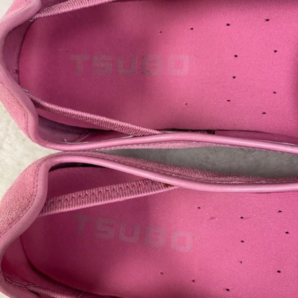 Tsubo Pink Leather Driving Loafers, size 10 - Picture 12 of 13